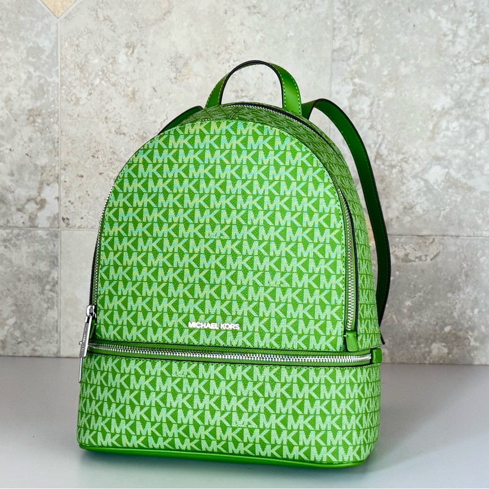 Michael Kors Rhea Medium Backpack MK Green